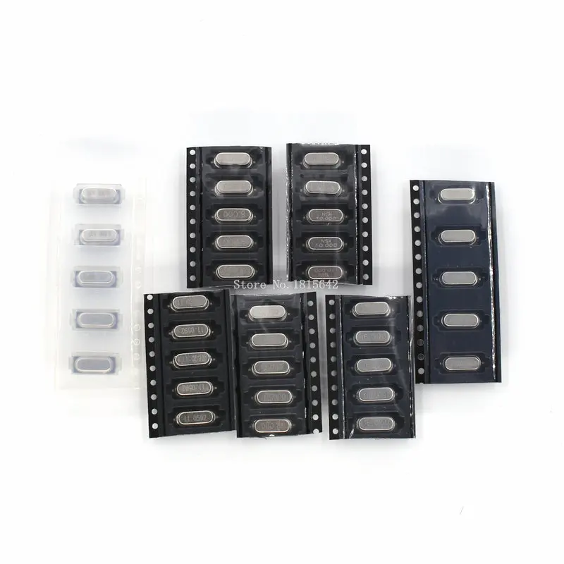 

35PCS/Lot SMD Crystals 6Mhz 8Mhz 10Mhz 12Mhz 16Mhz 20Mhz 11.0592Mhz Mhz 49SMD Crystal Oscillator Kit Each 5pcs