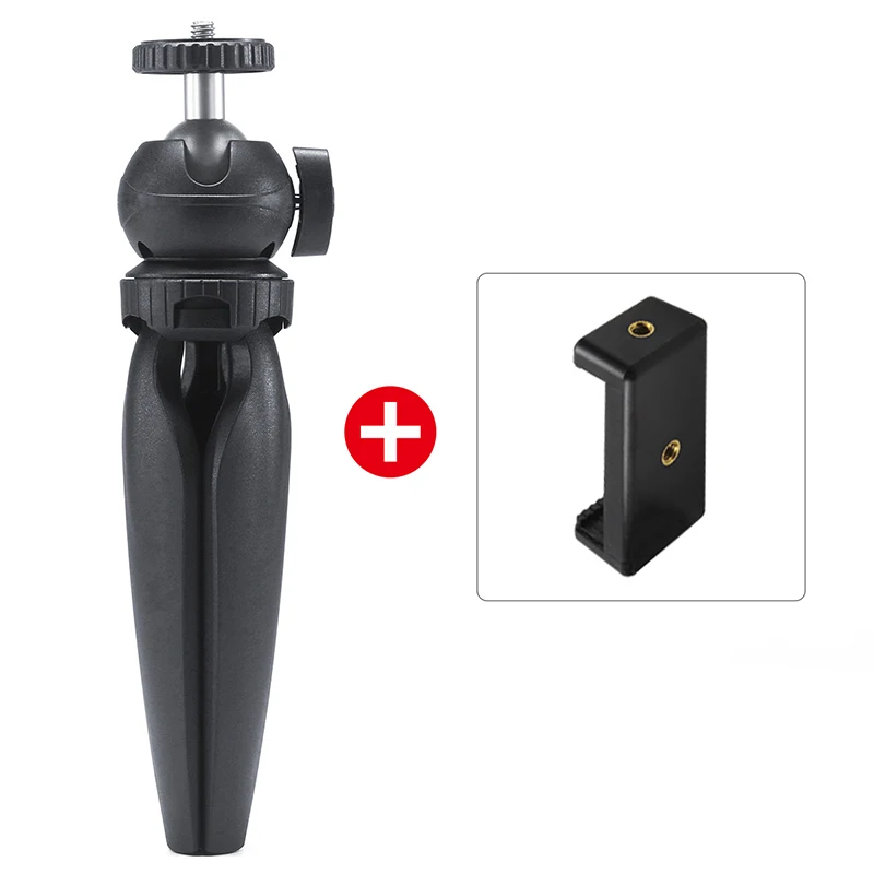 Tripod W Phone Clip Ulanzi держатель телефона мини смартфон штатив монопод подставка для iPhone 7 8 X XR XS samsung S8 S9 S10 Gopro DJI Osmo Экшн-камера - Цвет: Tripod W Phone Clip
