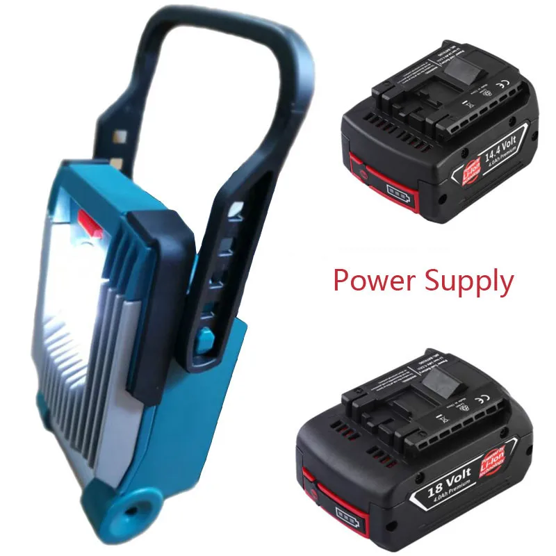 

LED work light camping light for Makita Dewalt Bosch Milwaukee 18V 20V lithium battery Powered by