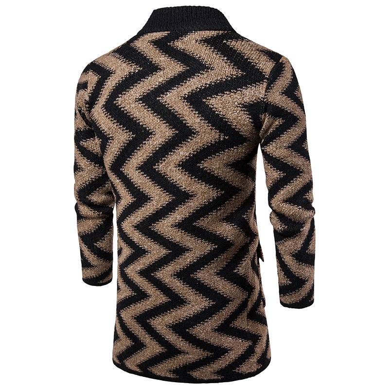 Новинка 2019 корейский стиль модный популярный мужской вязаный кардиган в стиле