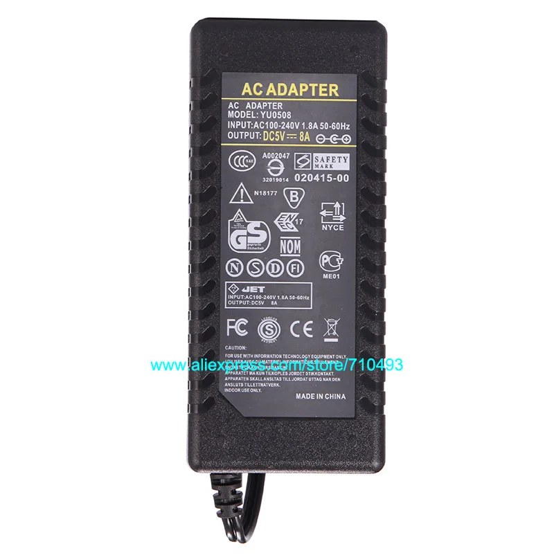 С чипом IC AC DC 5V 10A 8A 6A 5A адаптер питания зарядное устройство светодиодный