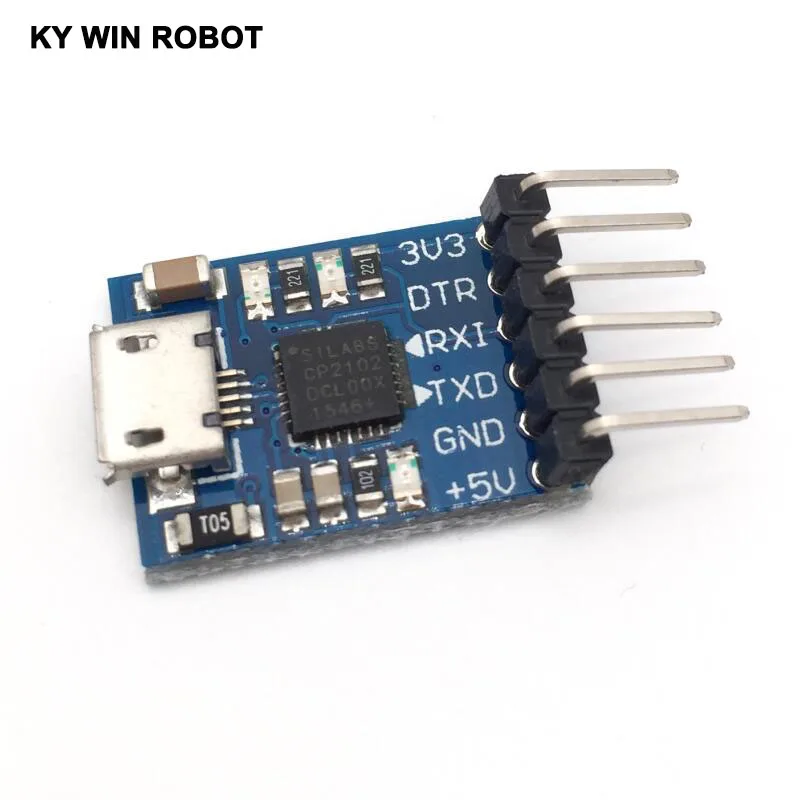 CJMCU CP2102 MICRO USB к UART TTL модуль 6 контактный последовательный преобразователь STC