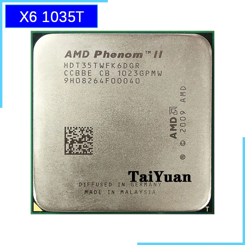 Процессор AMD Phenom II X6 1035T 1035 2 6G шестиядерный процессор HDT35TWFK6DGR разъем AM3 | Компьютеры