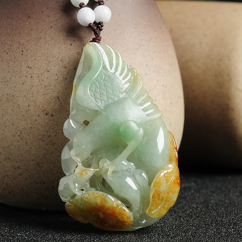 Кулон в виде орла из матового камня желтый плавающий светильник с цветами