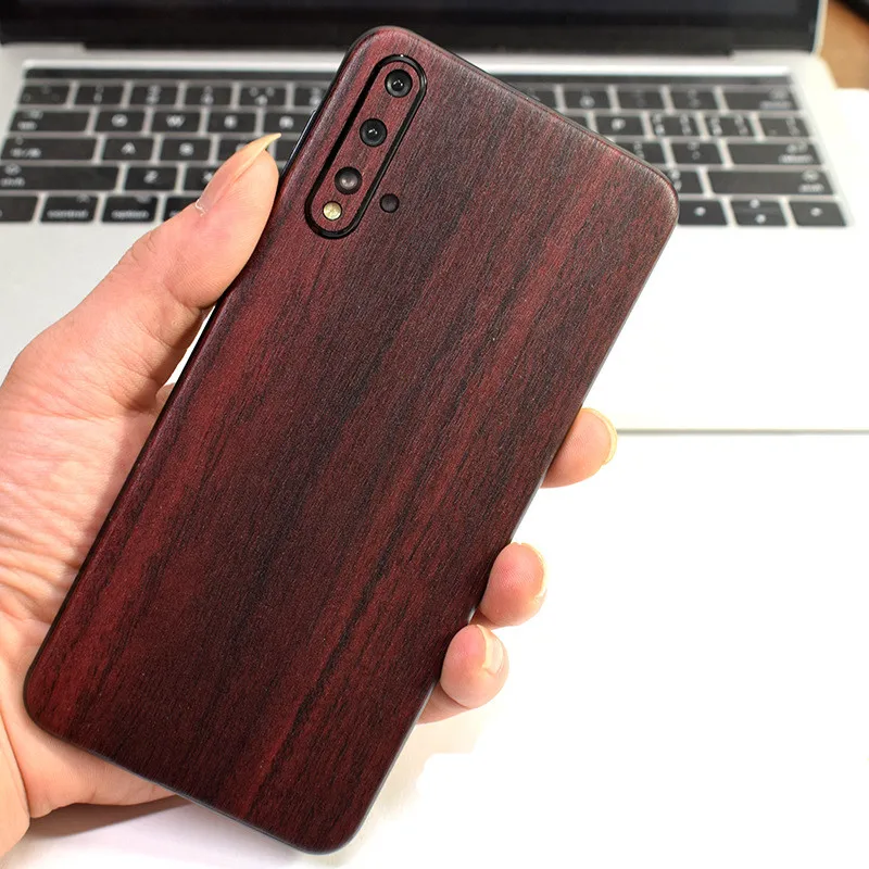 NOTOW роскошная деревянная защитная пленка на телефон наклейка заднюю панель