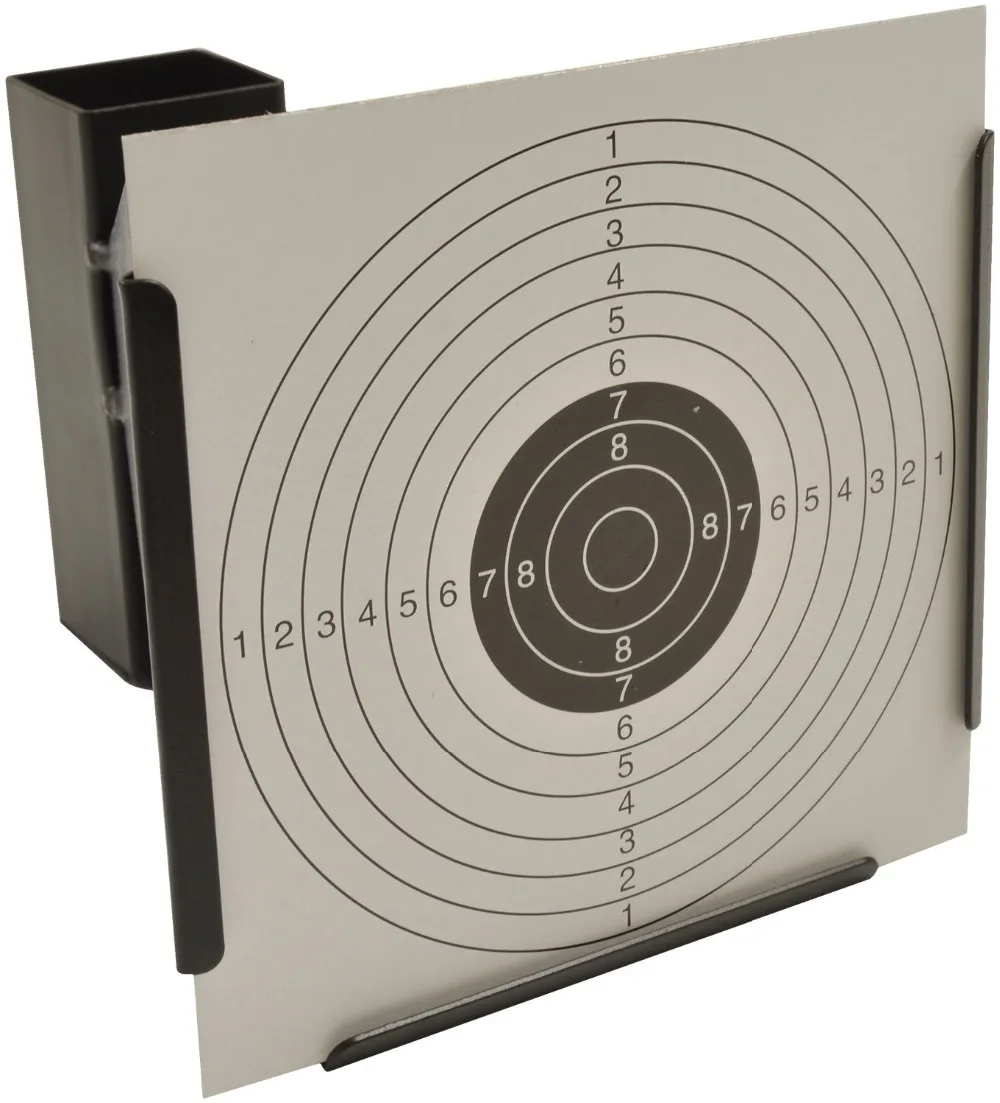 Пневматическая мишень и конусная черная ловушка для гранул W. 20 шт. бумажных