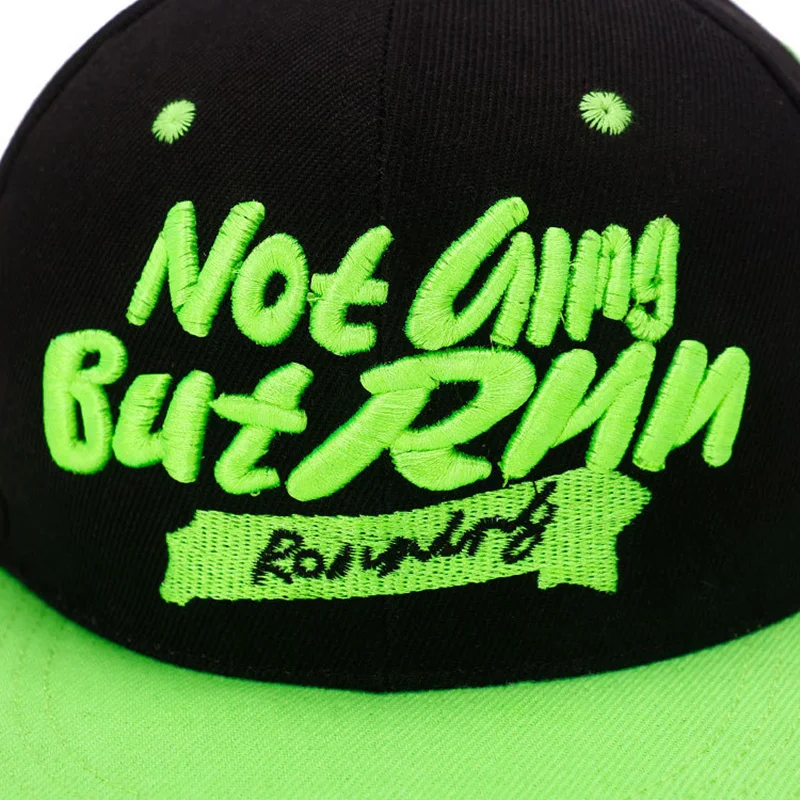 Осень зима хлопок вышивка буквы шляпа snapback бейсболка улица спорта на открытом