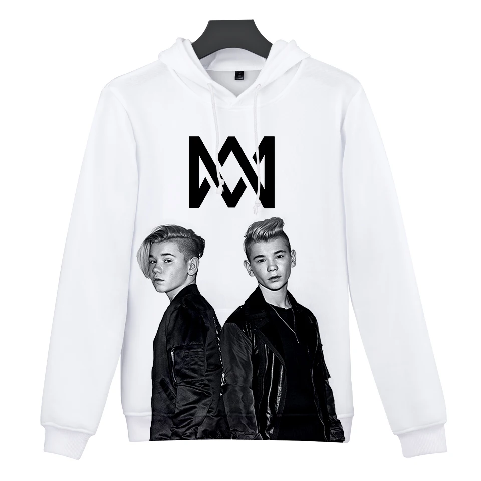 Толстовка с капюшоном Marcus & martinus 3D свитшот пуловер оверсайз забавная