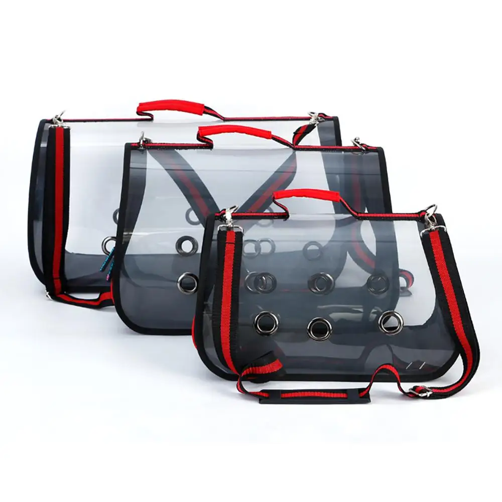 Модная дорожная сумка для кошек и собак портативная прозрачная дышащая с ручкой
