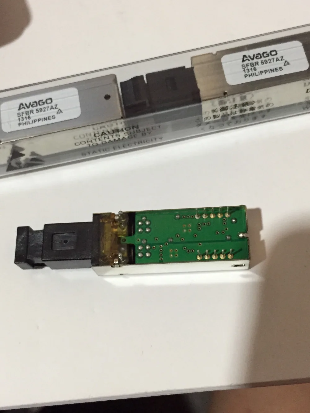 

AVAGO SFBR 5927AZ MTRJ 2X5 interface multimode fiber module