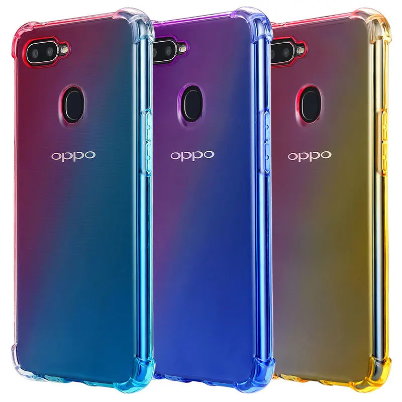 Противоударный Прозрачный мягкий силиконовый чехол для OPPO A7 A7X AX7 A5S A79 A83 A73