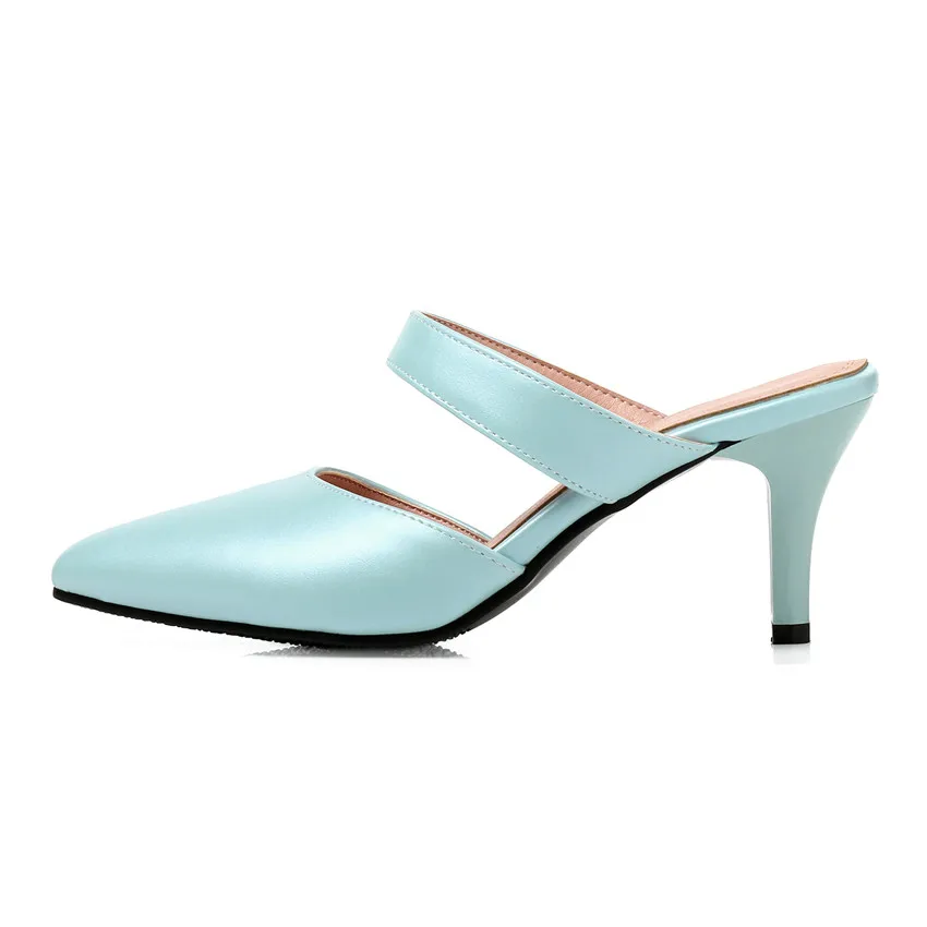 Summer High Heels Slingbacks Women Pumps Heel Shoes Stiletto Woman Party Wedding Small Plus Size 33 - 40 41 42 43 | Обувь