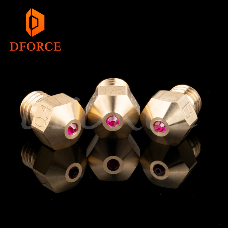 DFORCE высокотемпературный MK10 красный распылитель для HOTEND нагреватель блок