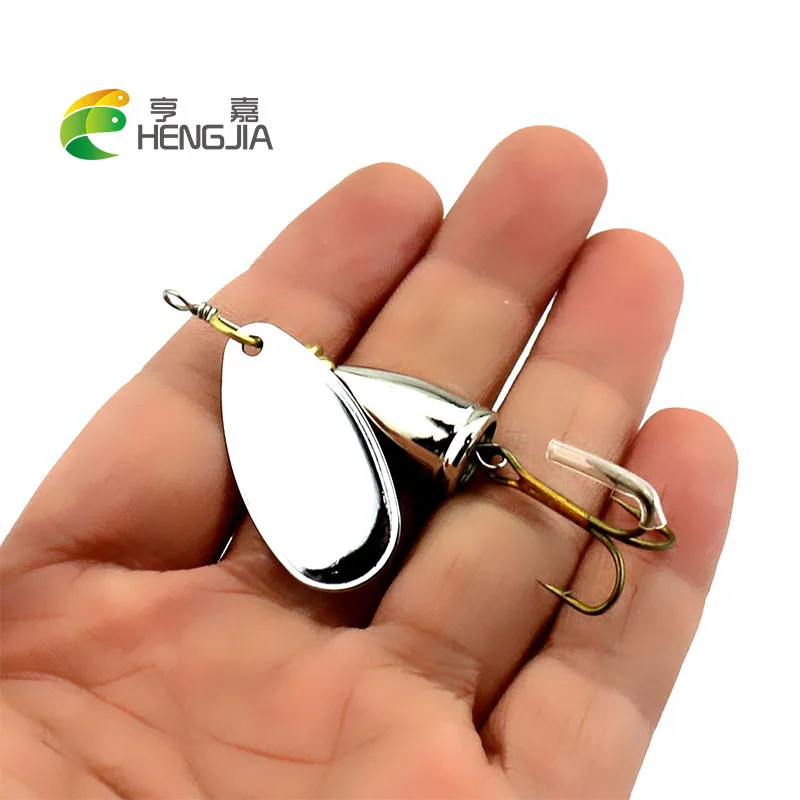 HENGJIA 1 шт. 6 5 см 8 г Твердый металлический Спиннербейт с троллинговым лезвием