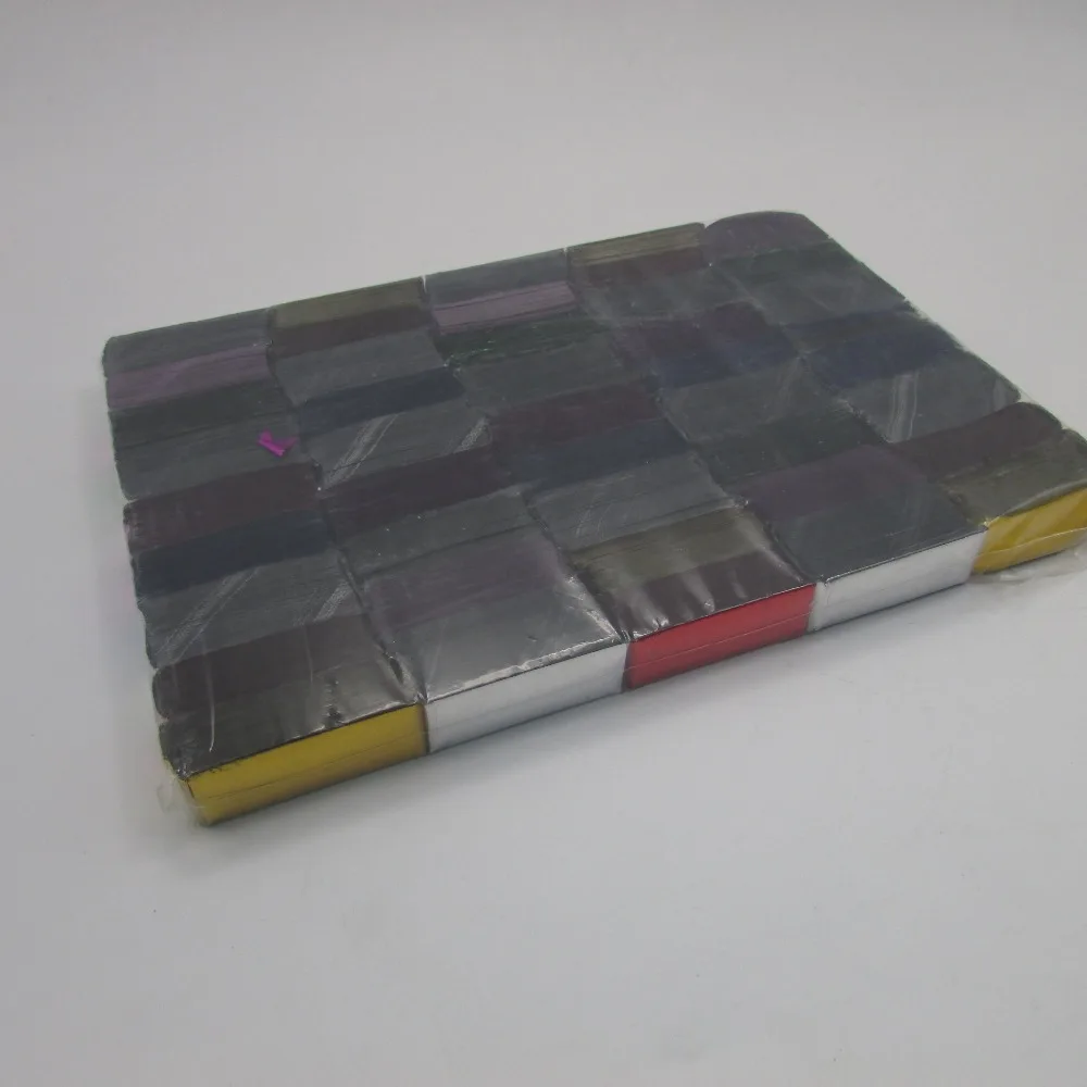 Красочные Retangular 2*5 см огнеупорная фольга бумага конфетти измельченная для