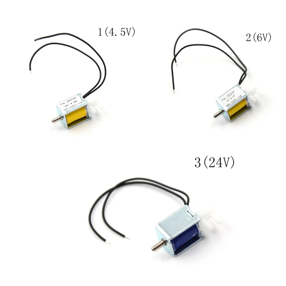 

2 Position 3 Way Electric 4.5V 12V 24V Air Gas Release Exhaust Micro Solenoid Valve