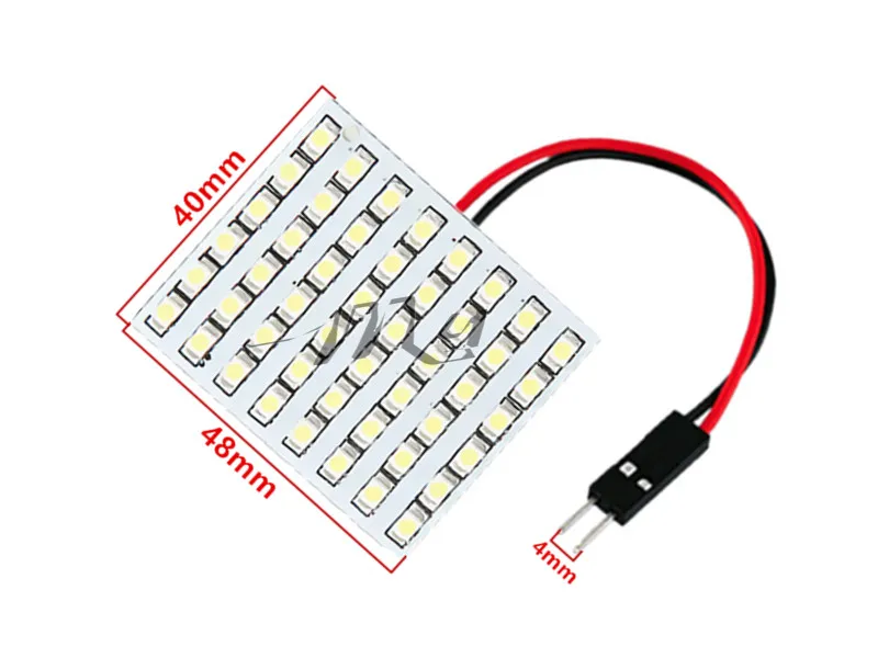 Светодиодная панель 48 SMD festoon светильник го белого света T10 w5w ba9s c5w Dome led внутренняя