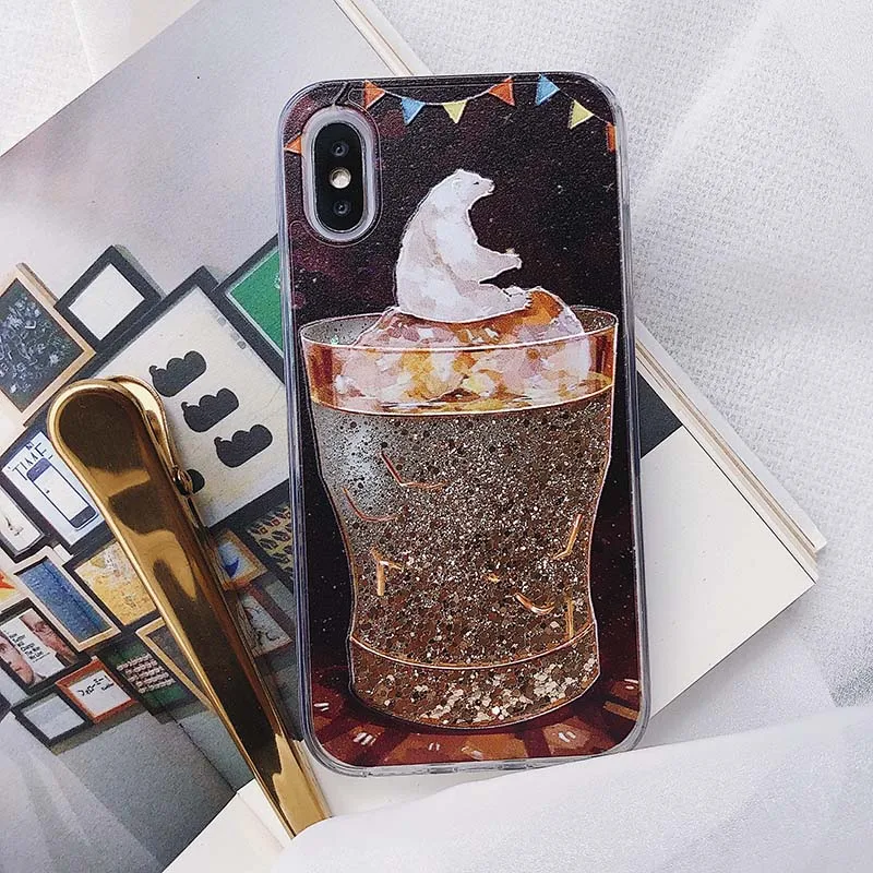 For Huawei P20 pro p20lite case Luxury winebowl Dynamic Liquid Glitter Quicksand Case ForHuawei NOVE2S Nove3E Back Cover |