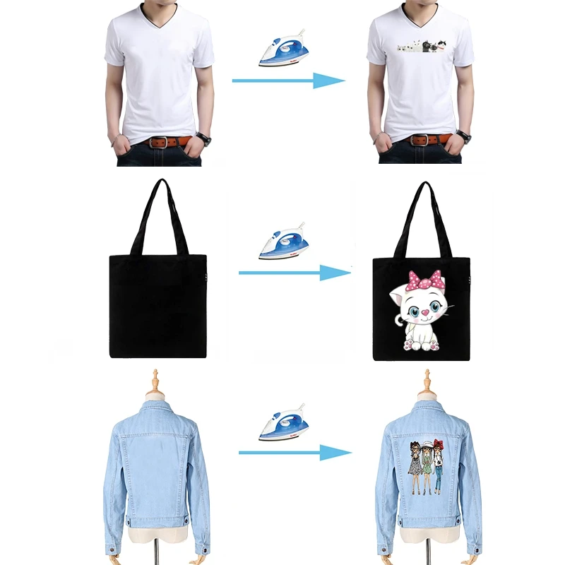 Большой размер тигр Железный патч для одежды a-уровень патчи теплопередача