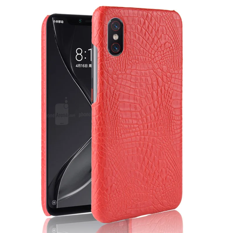 Xiaomi mi 8 Pro Чехол Xiao mi 8 Pro роскошный крокодиловый узор Обложка на заднюю панель из искусственной кожи чехол для телефона s для Xiaomi mi 8 Pro глобальная версия
