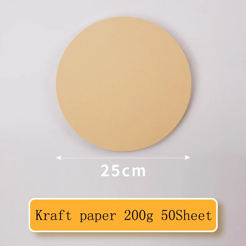 25cm Kraft paper 50 шт крафт-бумага для эскизов 200/г ручная роспись креативный эскиз бумажная открытка для эскиза рисунок карандаш& Пастель товары для рукоделия - Габаритные размеры: 25cm Kraft paper