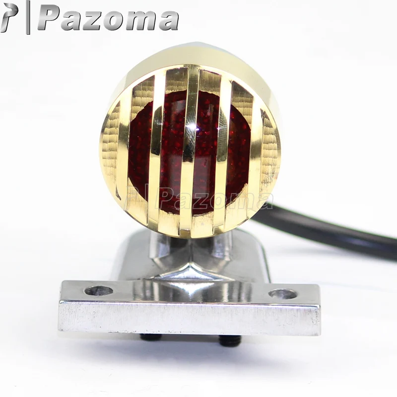 PAZOMA красный светодиодный задний фонарь Универсальный стоп-сигнал мотоцикла с