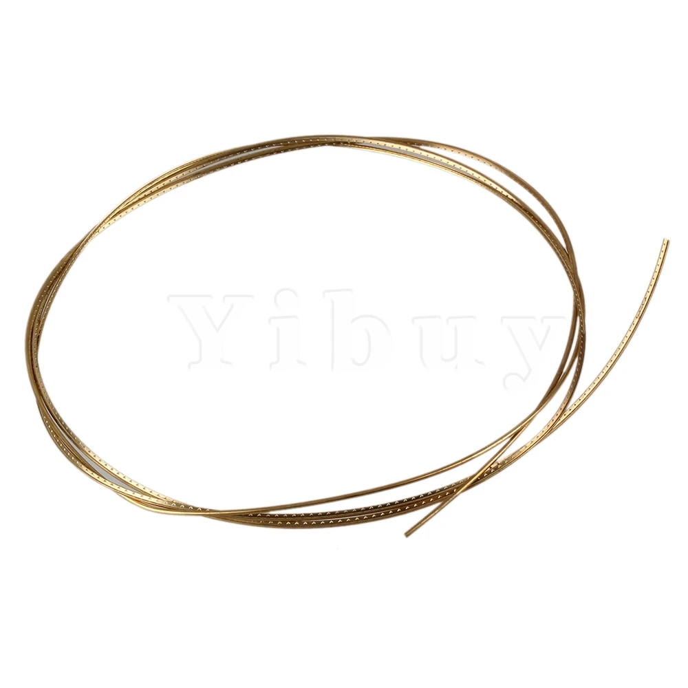 Yibuy профессиональная акустическая гитара Fret Wire Golden Fretwire 2 мм ширина инструмент