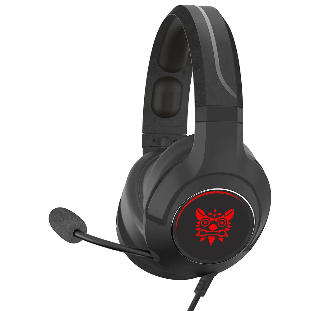 Black Without Box ONIKUMA K9 игровая гарнитура Casque PC Стерео Игровые наушники с микрофоном светодиодный светильник для ноутбука/PS4/Xbox One контроллер геймера - Цвет: Black Without Box