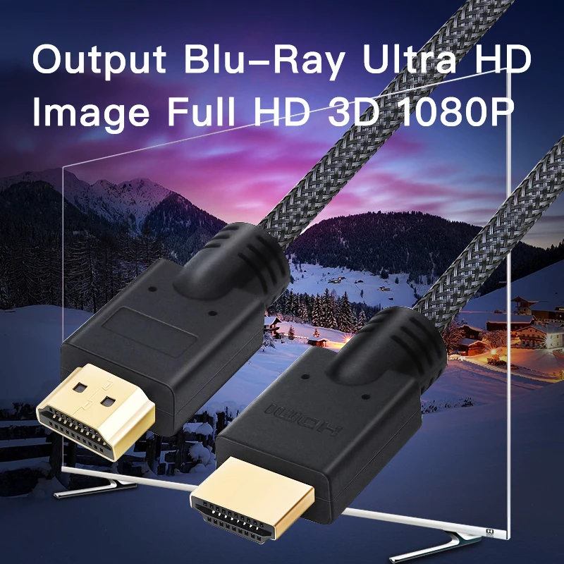 Shuliancable кабель HDMI позолоченный 2,0 1080p 3D высокоскоростной для HD tv lcd ноутбука PS3 проектора компьютера xbox 360 кабель 1 м-50 м