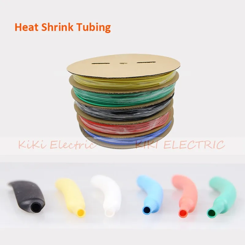 

wholesale and retail! 3mm Dia. Heat Shrinkable Tube Black Shrink Tubing 200M/roll Heat shrink tubing for wire protect