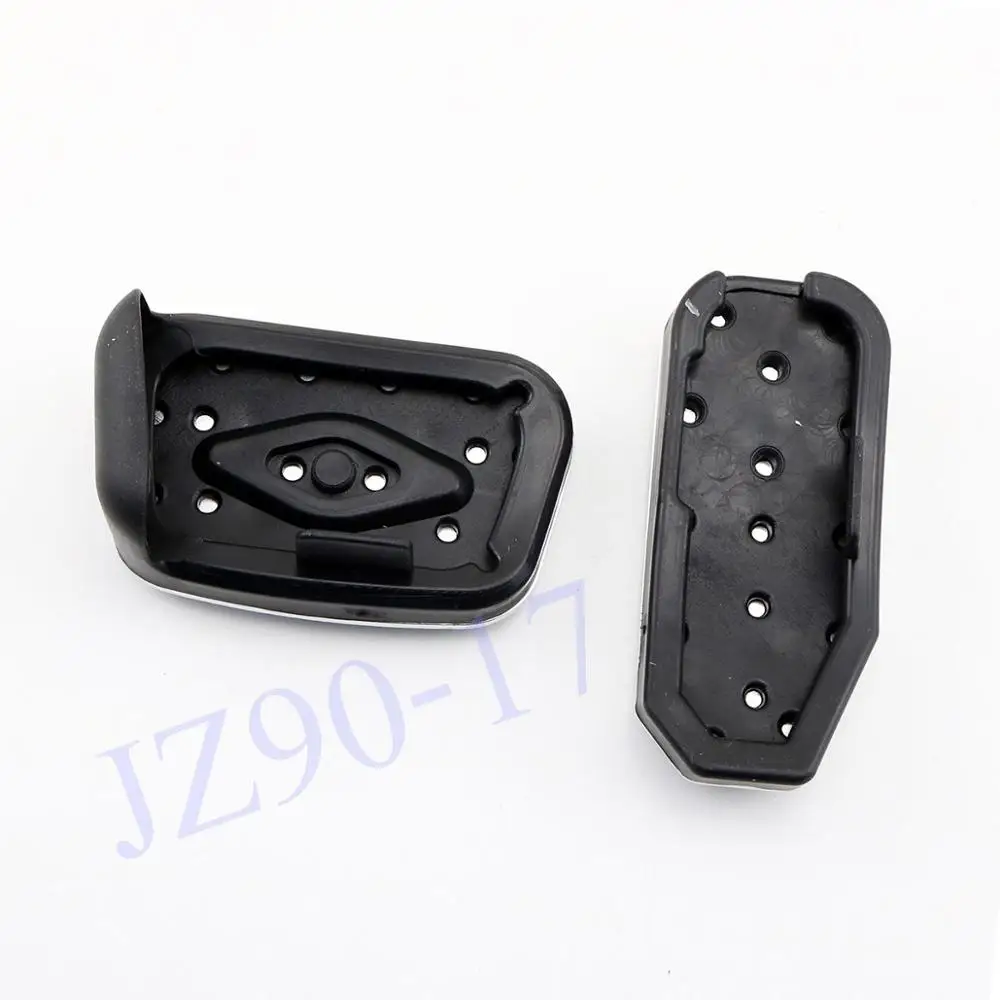 Car Styling No Drilling Aluminum Alloy Accelerator Gas Pedal Cover Brake Fit For Toyota Alphard 2015 2016 2017 2018 2019 | Автомобили и