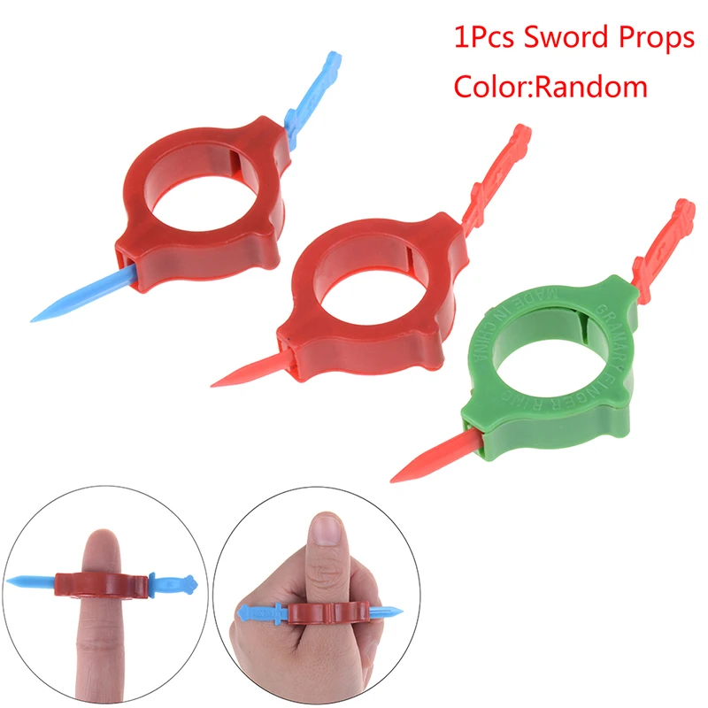 

2019 Hot Sale tricks Toys Through Finger April Fools' Day Decor trucos magia Creative Spoof Funny Trick Toy Props Sword