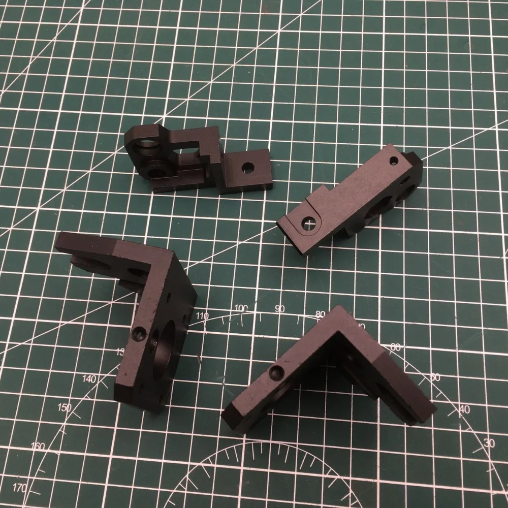 Черный анодированный алюминий Prusa i3 MK3 bear z axis левый/правый мотор верхний