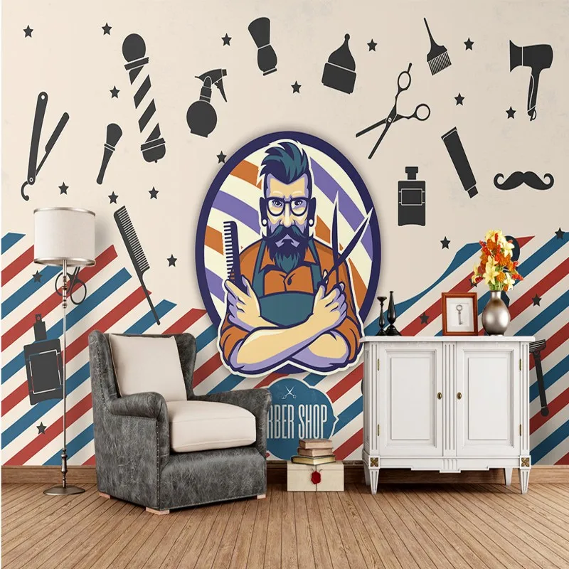 Фото обои Модный салон красоты декоративная картина фон Настенные