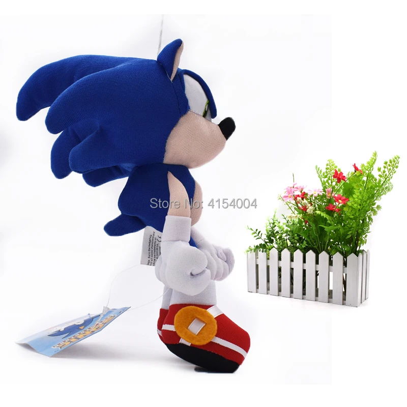 

10 pcs/lot Blue Sonic Soft Plush Doll Toy Cartoon Animal Stuffed Plush Toys Figure Dolls Gifts 20 cm Christmas Gift