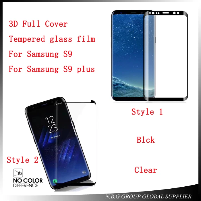 20 шт./лот 3D круглая изогнутая Защитная пленка для экрана Samsung Galaxy S9 Plus закаленное