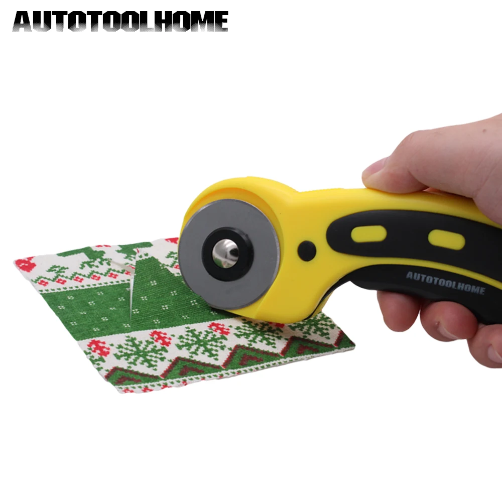 AUTOTOOLHOME 5 шт. 45 мм вращающиеся лезвия лоскутное шитье ткань Кожа ремесло сталь