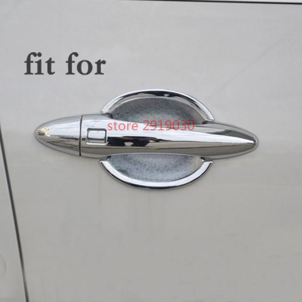 Car styling Chrome Дверная Ручка Чаши Под Давлением пригодный для KIA K3 Форте Cerato Отделки