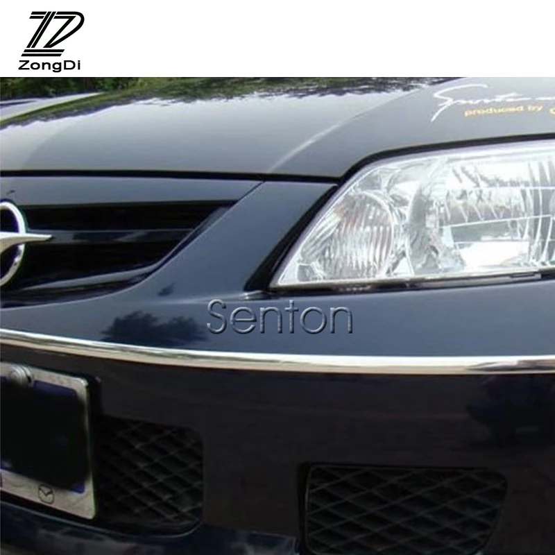 Декоративная хромированная полоска ZD 6 30 мм для стайлинга автомобиля наклейки Ford