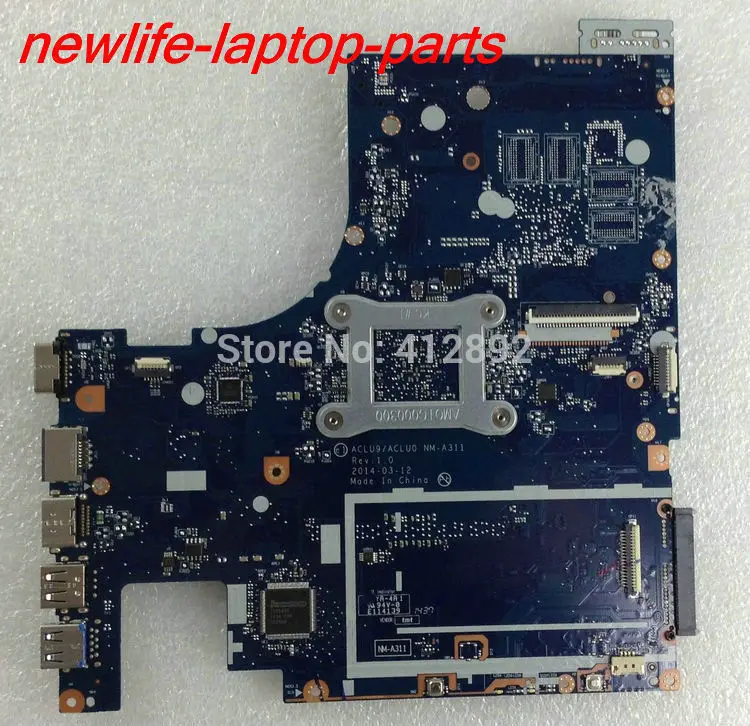 Оригинальная G50 30 материнская плата ACLU9 ACLU0 NM A311 DDR3 maiboard 100% тест Быстрая
