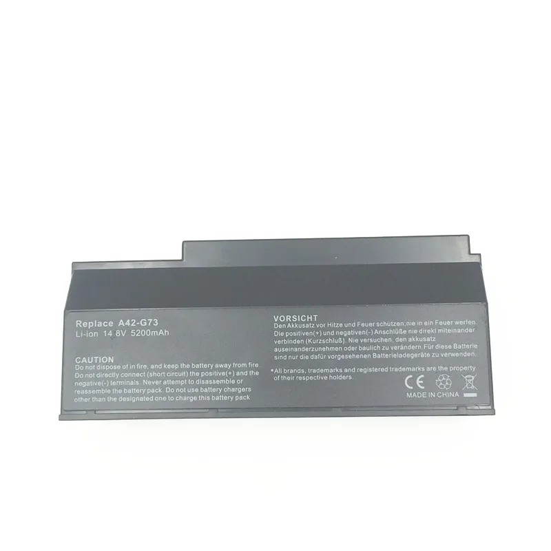 Новинка 5200 мА · ч A42 G73 G53 G53J G53S G73S G73J G73G G53JW G73SW G73GW|Аккумуляторы для ноутбуков| |