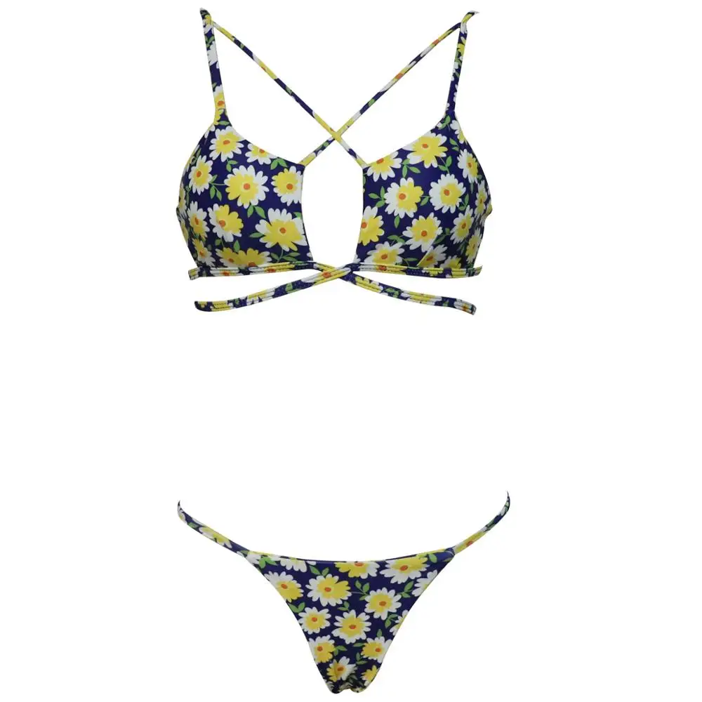 Женский купальник-бикини Maillot бандаж из двух частей бразильский женский