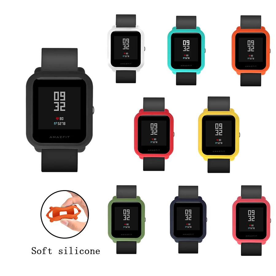 Силиконовый защитный чехол для Xiaomi Huami Amazfit Bip Bit Youth Watch