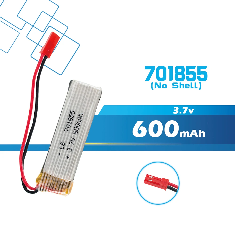 1 шт. 3 7 В 600 мАч lipo Batteies 701855 для UDI u817 u817a u817c u818a syma s032 Квадрокоптер самолет Дрон