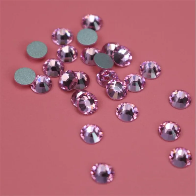 IDFIAF Lt. ROSE 3D дизайн ногтей lt. Розовые стразы ss3 ss4 ss5 ss6 ss8 ss10 ss12 ss16 ss20 ss30 стекло не клей