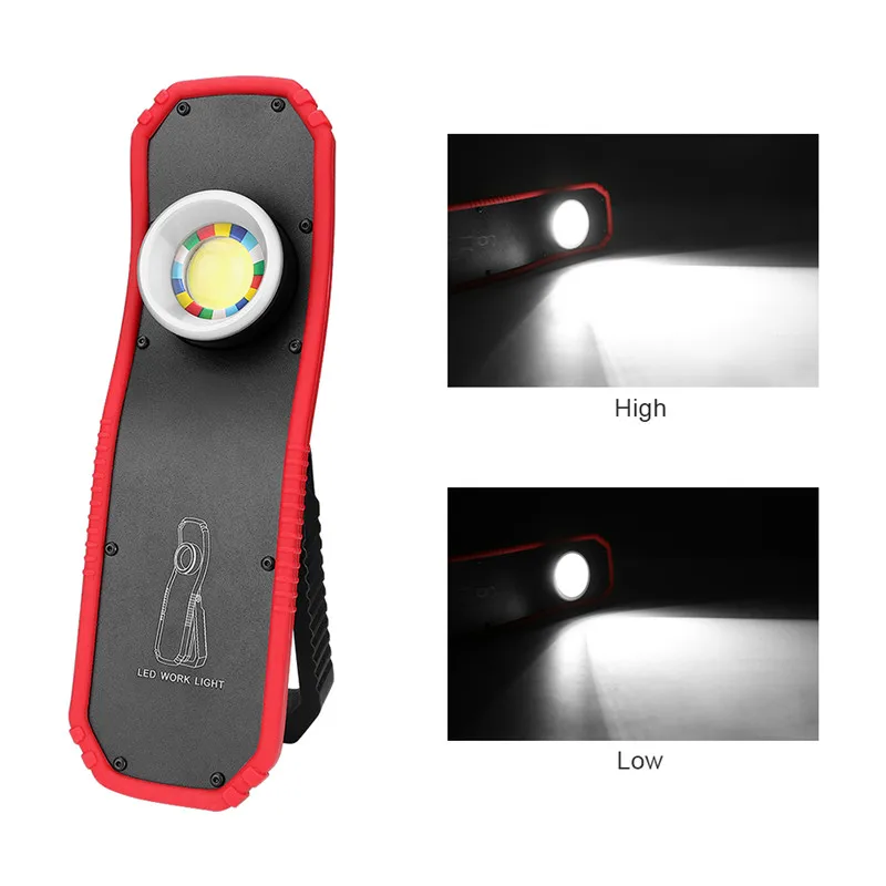 SANYI COB LED Мини портативное освещение USB подзарядка встроенный аккумулятор фонарик