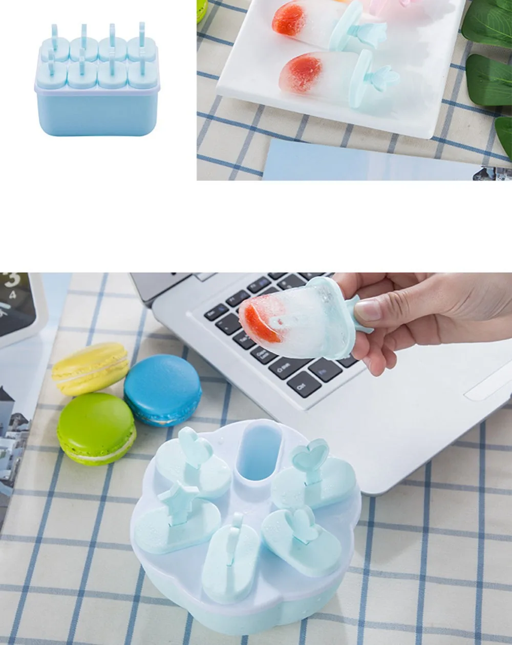 Meijuner мороженое сэндвич-Производитель DIY креативная форма для Фруктового мороженого на палочке летняя форма для льда милый мультфильм PP экологическая форма Kitche