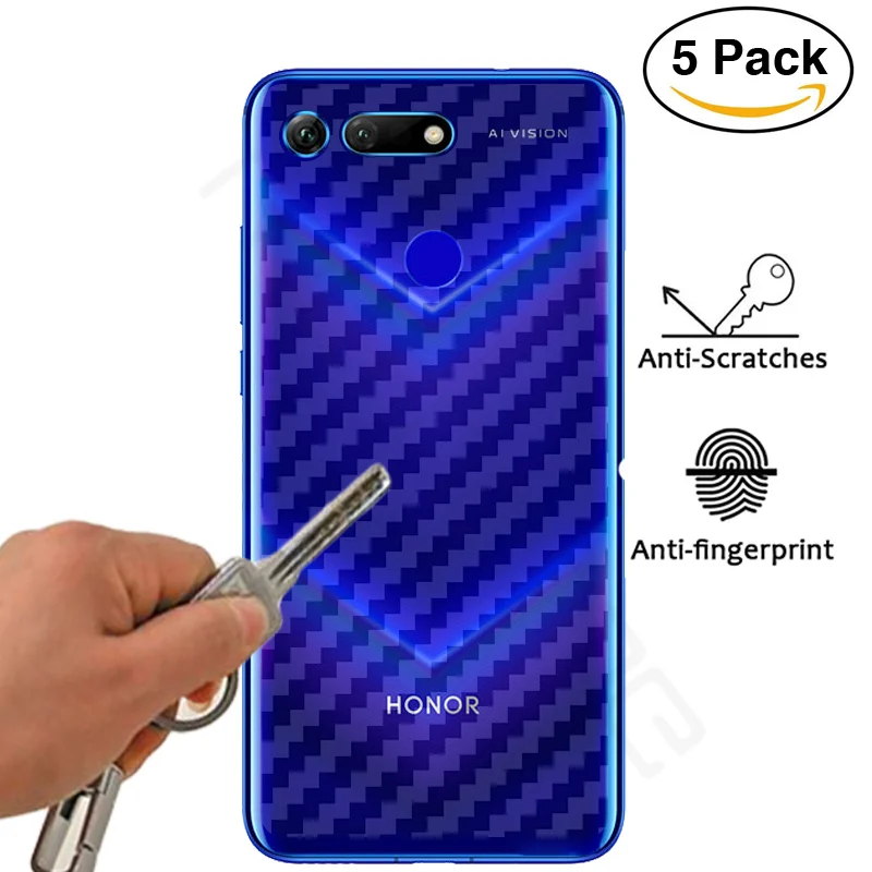 Ультратонкий Тонкий прозрачный стикер из углеродного волокна для Huawei Honor 20Pro 20lite