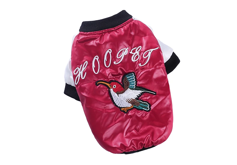 HOOPET собака полета Костюмы теплая одежда на Хлопчатобумажной Подкладке осень-зима