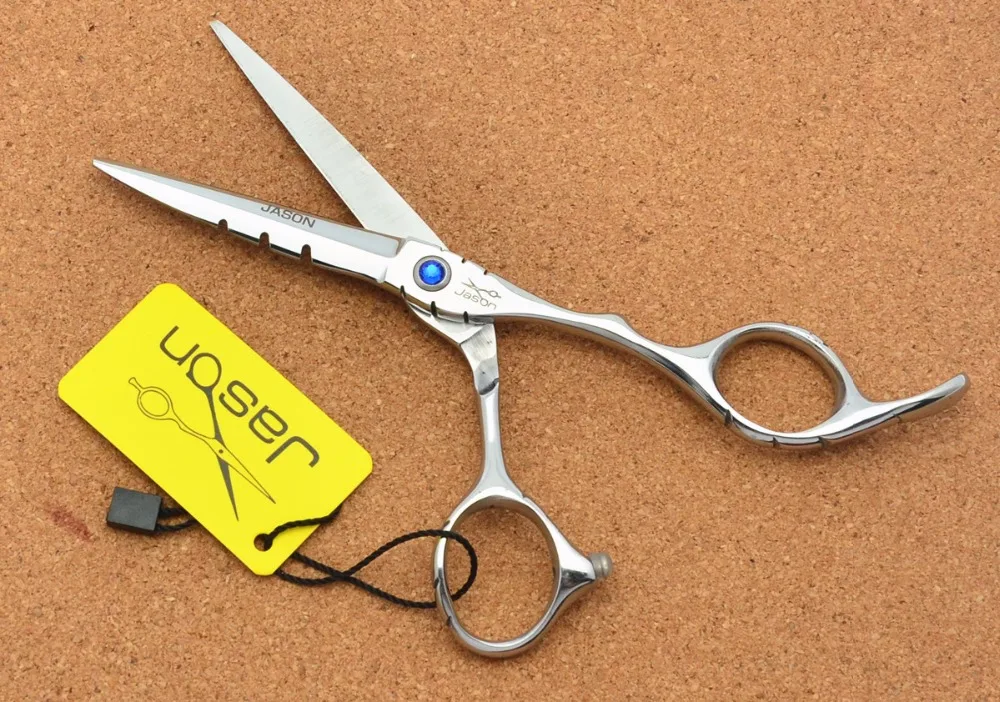 308 #6 ''бренд Jason высококачественные Парикмахерские ножницы большие стразы 440C